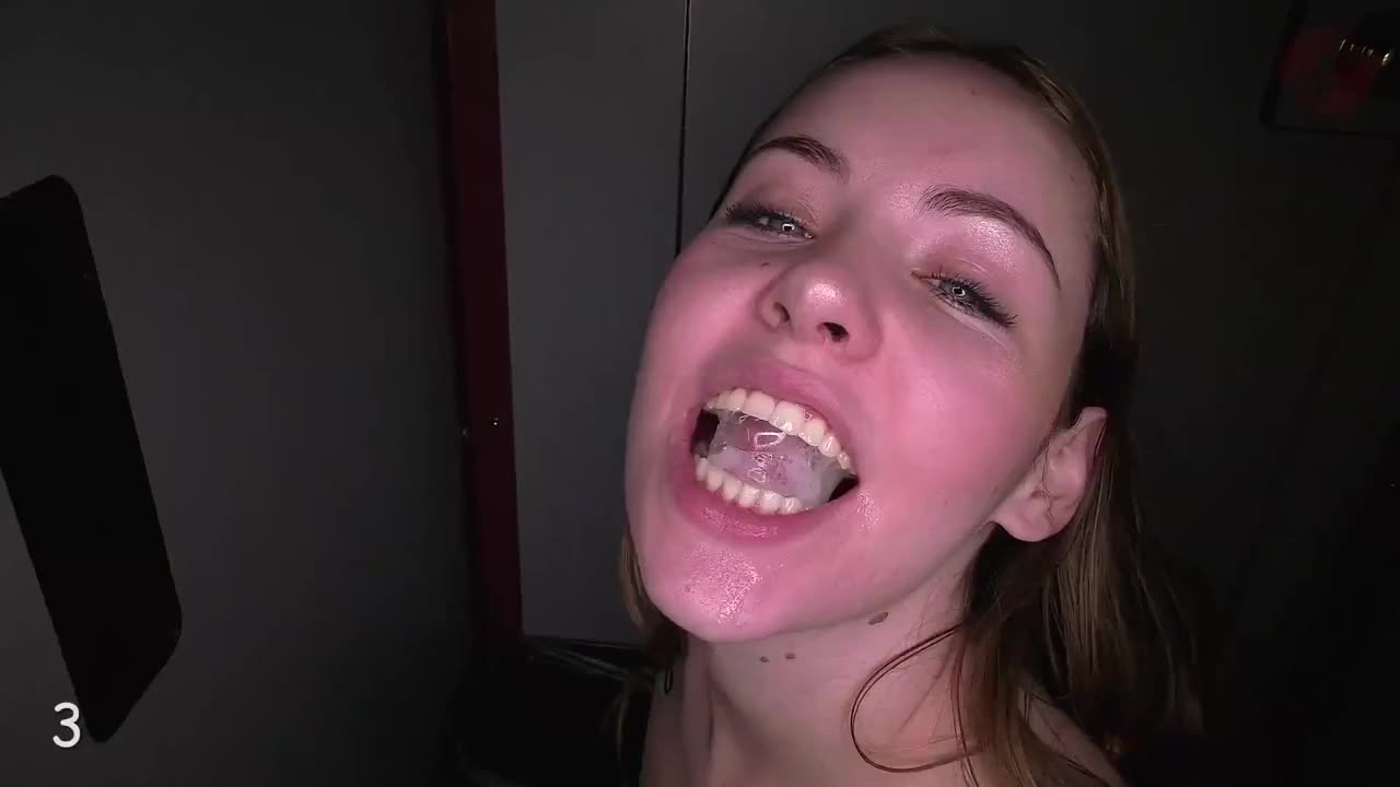 Gloryhole Swallow - A109 Naomi Blue And Other 3 New Girls Review Visit