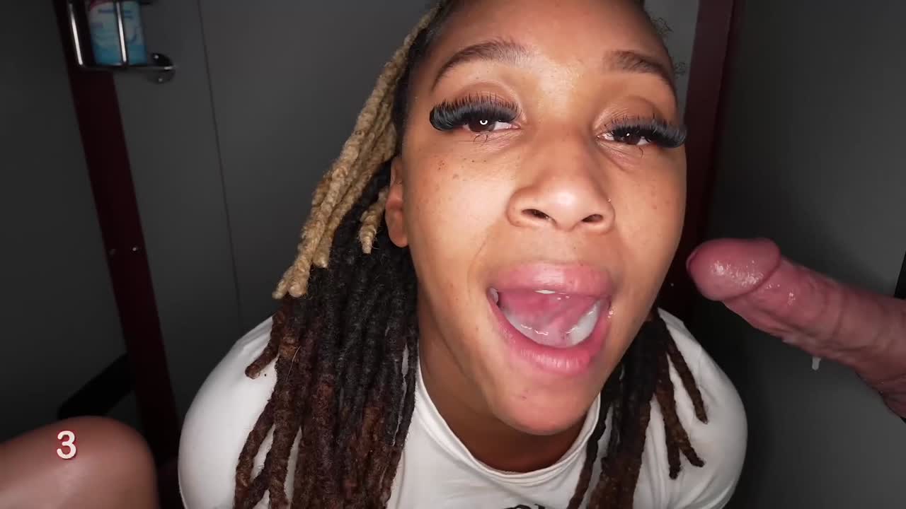 Gloryhole Swallow - Kaiya Lowery 62 Cumshots Compilation From All 6 Visits Porn Video