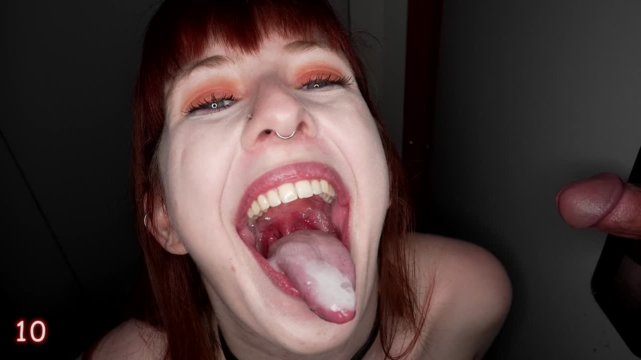 Gloryhole Swallow - Hannah Grace Wastes No Time Stuffing With Big Dicks In Her Mouth 2nd Visit Porn Video